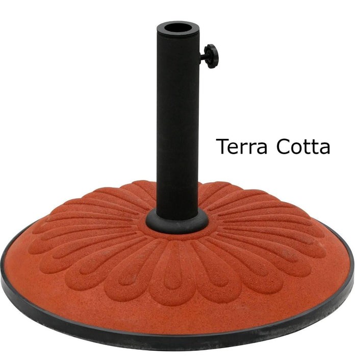 Umbrella Base - Umbrella Base - Resin - 21 Inches - Adjustable Terra Cotta