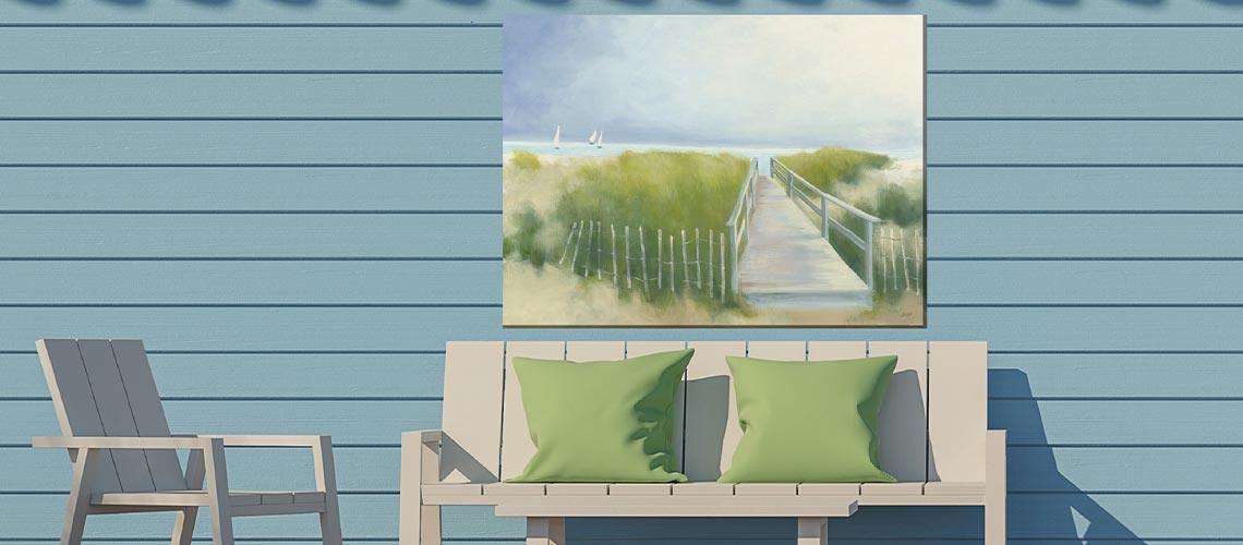 Outdoor Canvas Art - My Backyard Decor