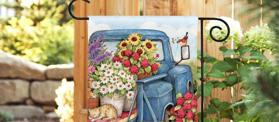 Single Garden Flags - My Backyard Decor