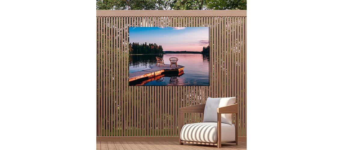 40x30 Outdoor Canvas Art - My Backyard Decor