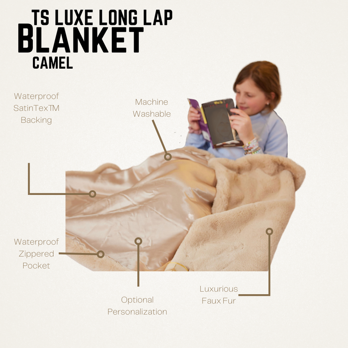Camel TS Luxe Long Lap Blanket