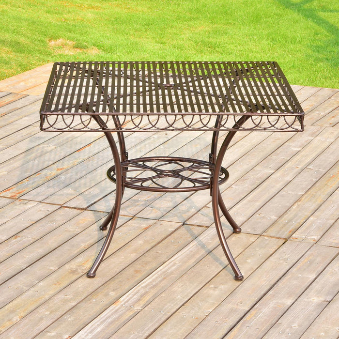 Outdoor Dining Set – 5 Piece – Iron – Sun Ray