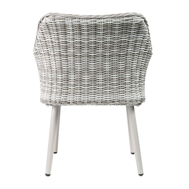 Acme Furniture Patio Bistro Set, Green Fabric & Beige Wicker