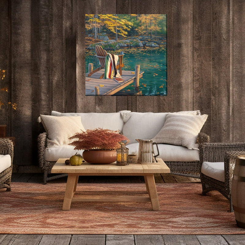 Outdoor Canvas Art 24x24 Alone Time