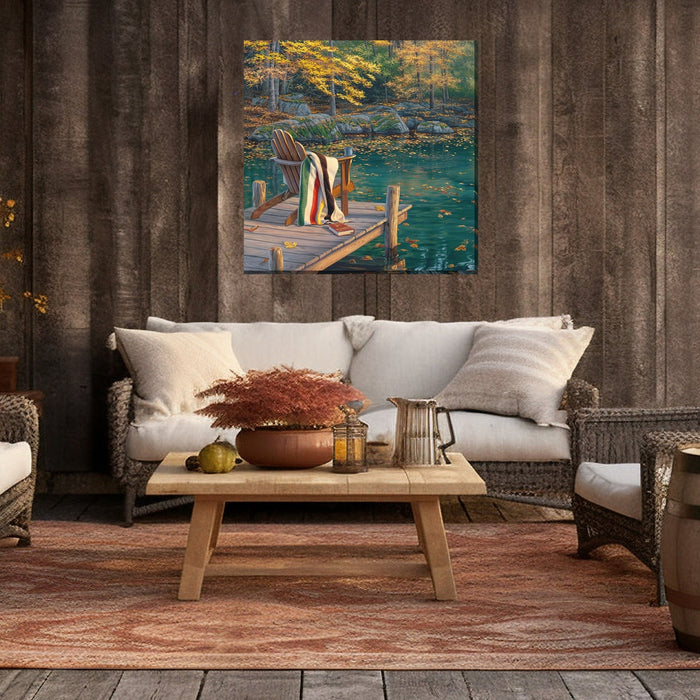 Outdoor Canvas Art 24x24 Alone Time
