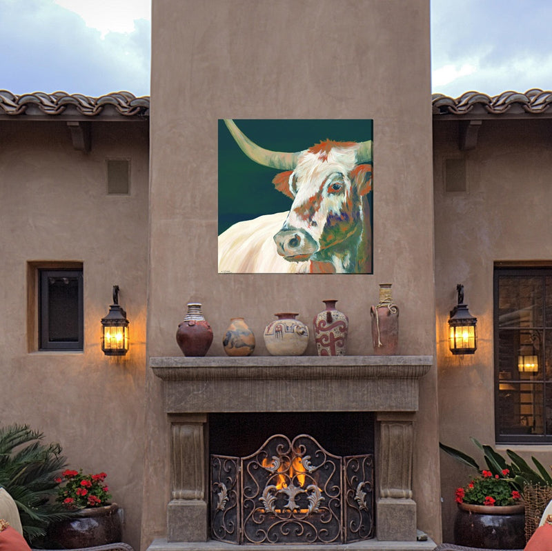 Outdoor Canvas Art 24x24 Head of the Herd