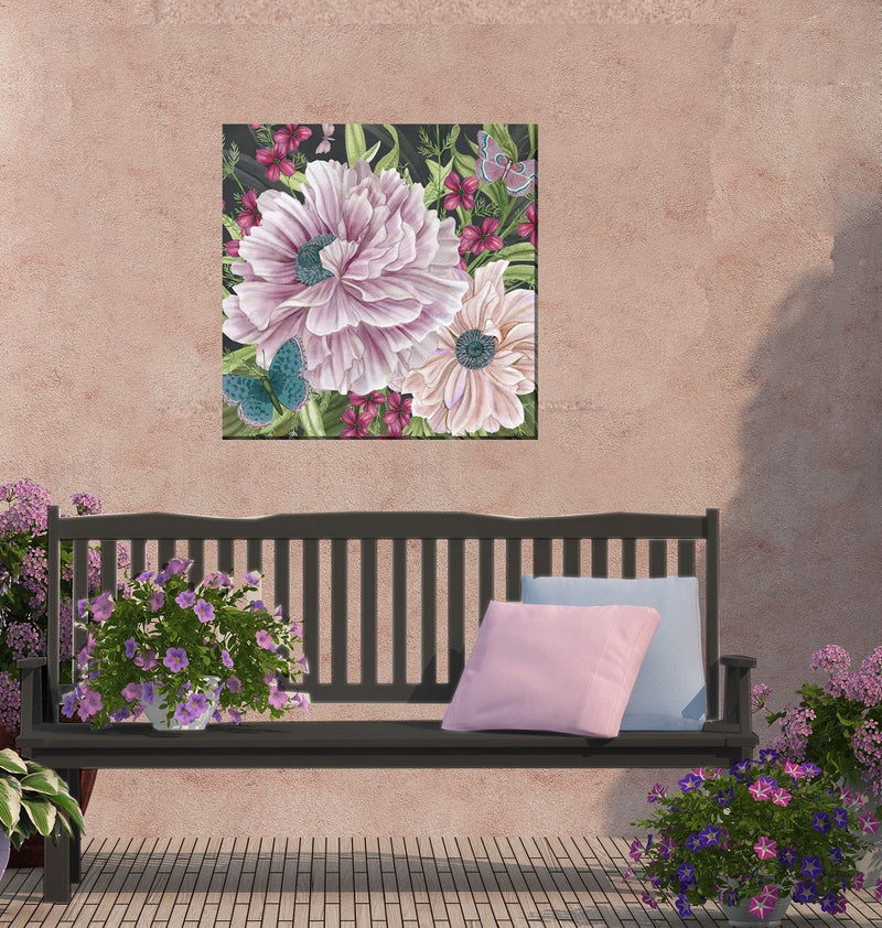 Outdoor Canvas Art 24x24 Delicate Ladies