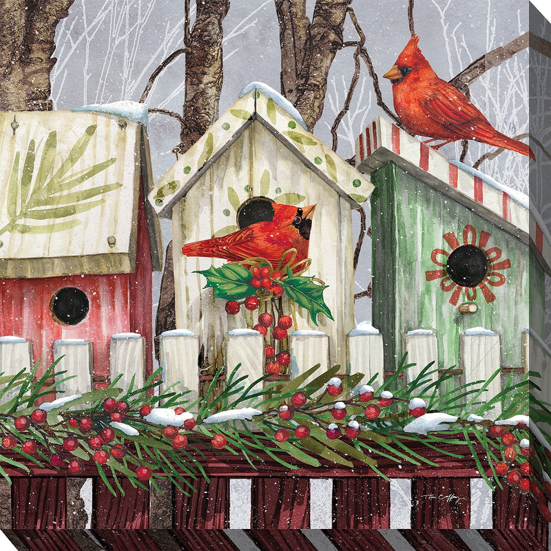 Outdoor Canvas Art 24x24 Holiday House