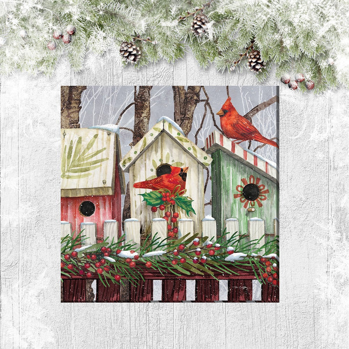 Outdoor Canvas Art 24x24 Holiday House