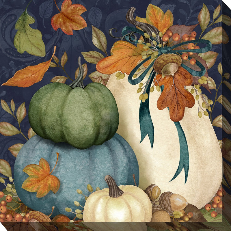 Outdoor Canvas Art 24x24 Harvest Pumpkins