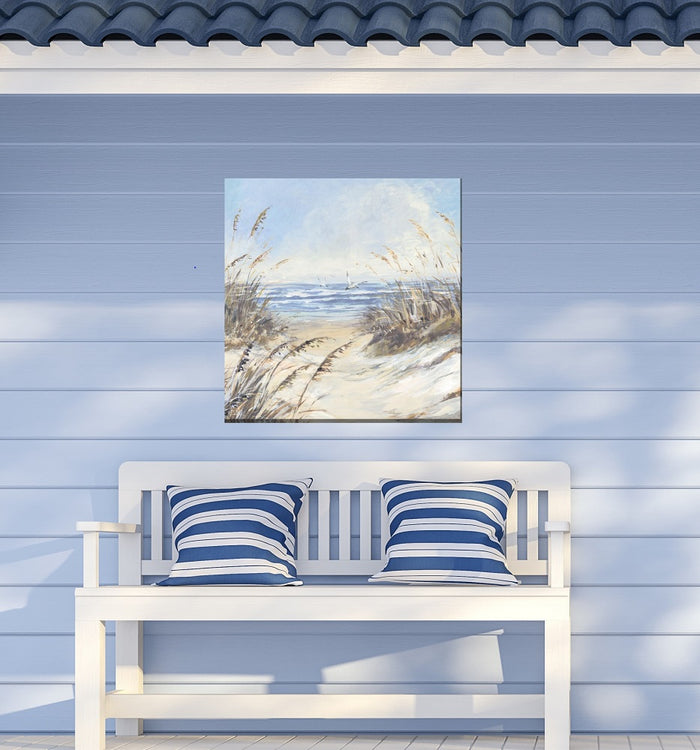 Outdoor Canvas Art 24x24 Beach Grass