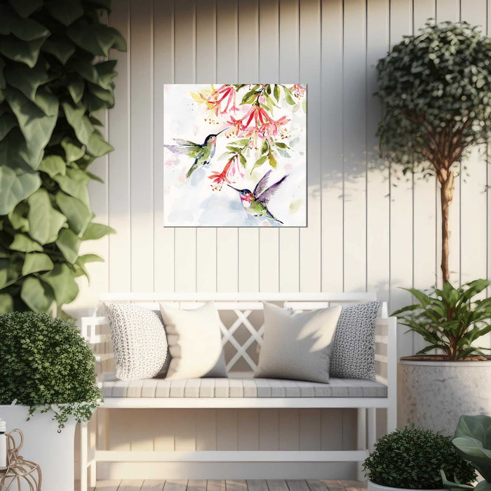 Outdoor Canvas Art 24x24 Flit & Flutter