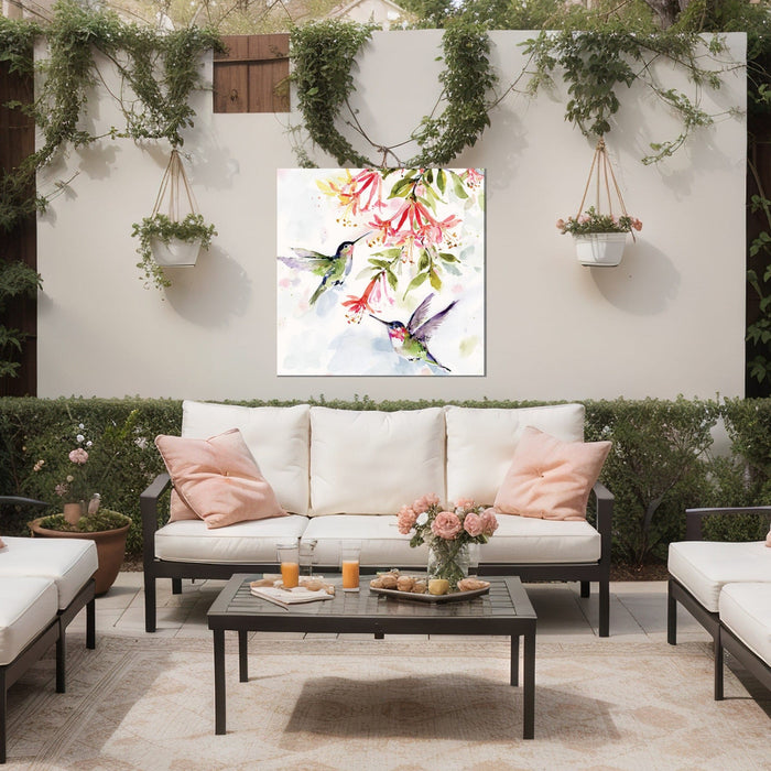 Outdoor Canvas Art 24x24 Flit & Flutter