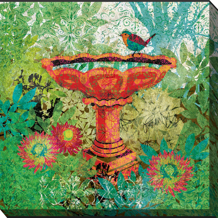 Outdoor Canvas Art 24x24 Private Pool