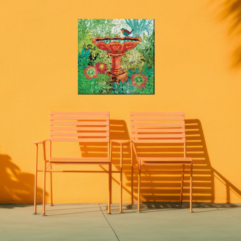 Outdoor Canvas Art 24x24 Private Pool
