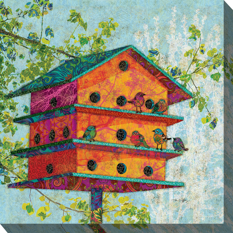 Outdoor Canvas Art 24x24 For The Birds