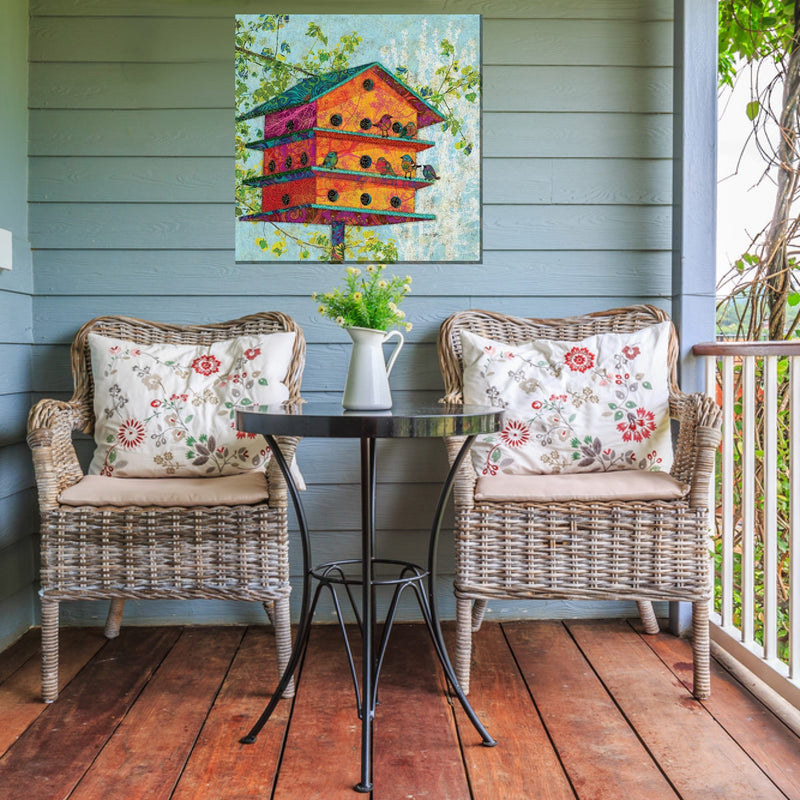 Outdoor Canvas Art 24x24 For The Birds
