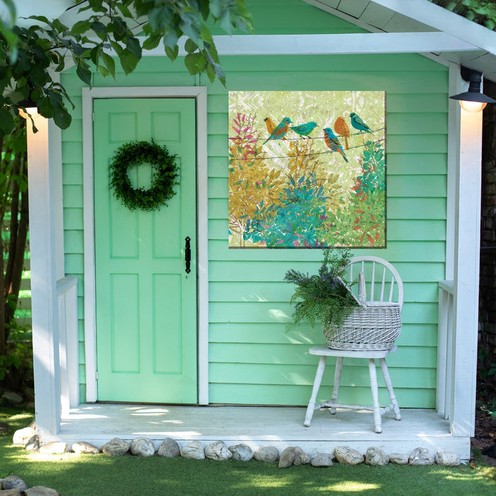 Outdoor Canvas Art 24x24 Time For A Chat