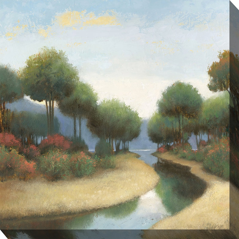 Outdoor Canvas Art 24x24 Soothing Stream