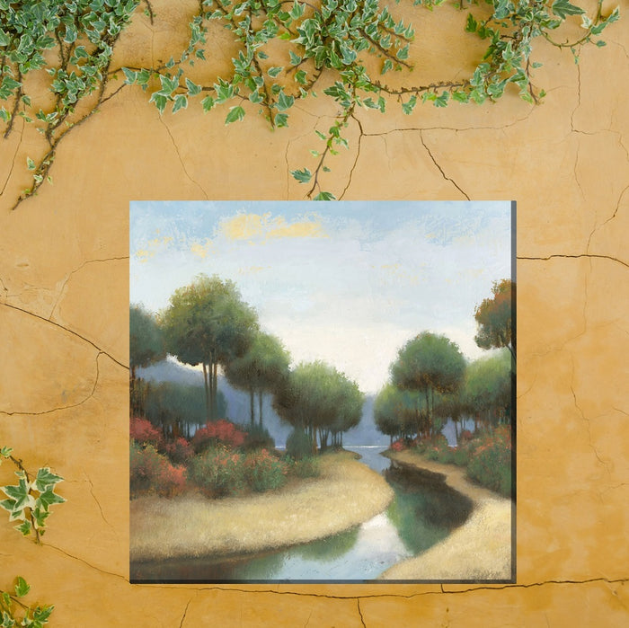 Outdoor Canvas Art 24x24 Soothing Stream