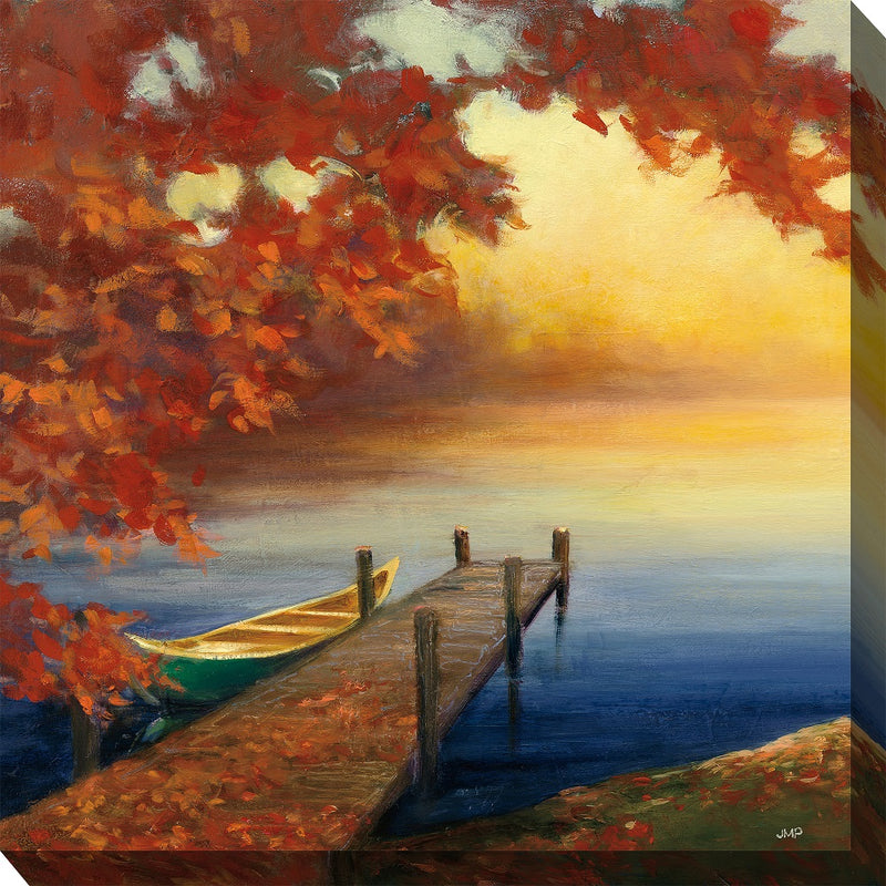 Outdoor Canvas Art 24x24 Autumn Dock