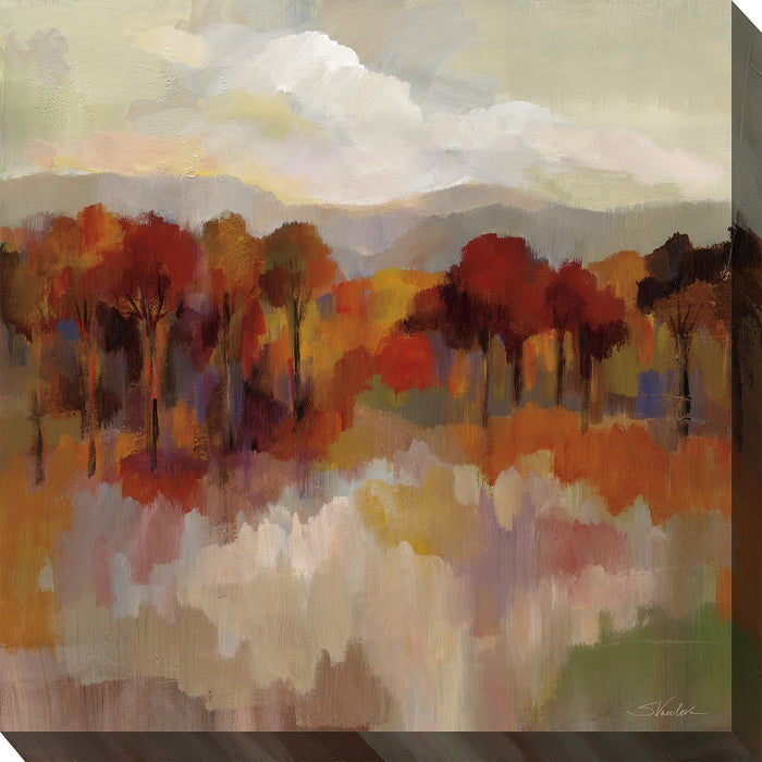 Outdoor Canvas Art 24x24 Forest in Fall