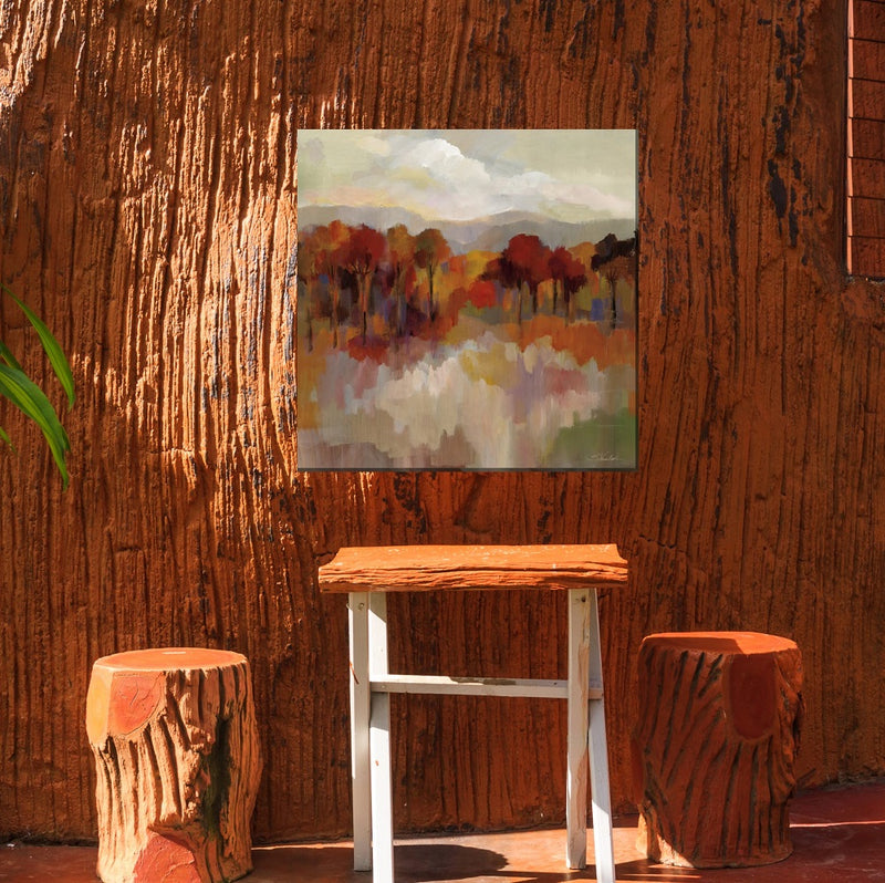 Outdoor Canvas Art 24x24 Forest in Fall