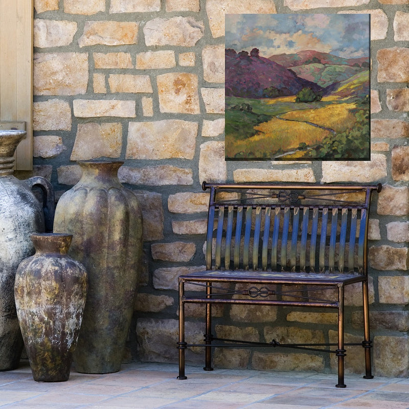 Outdoor Canvas Art 24x24 Golden Hillside