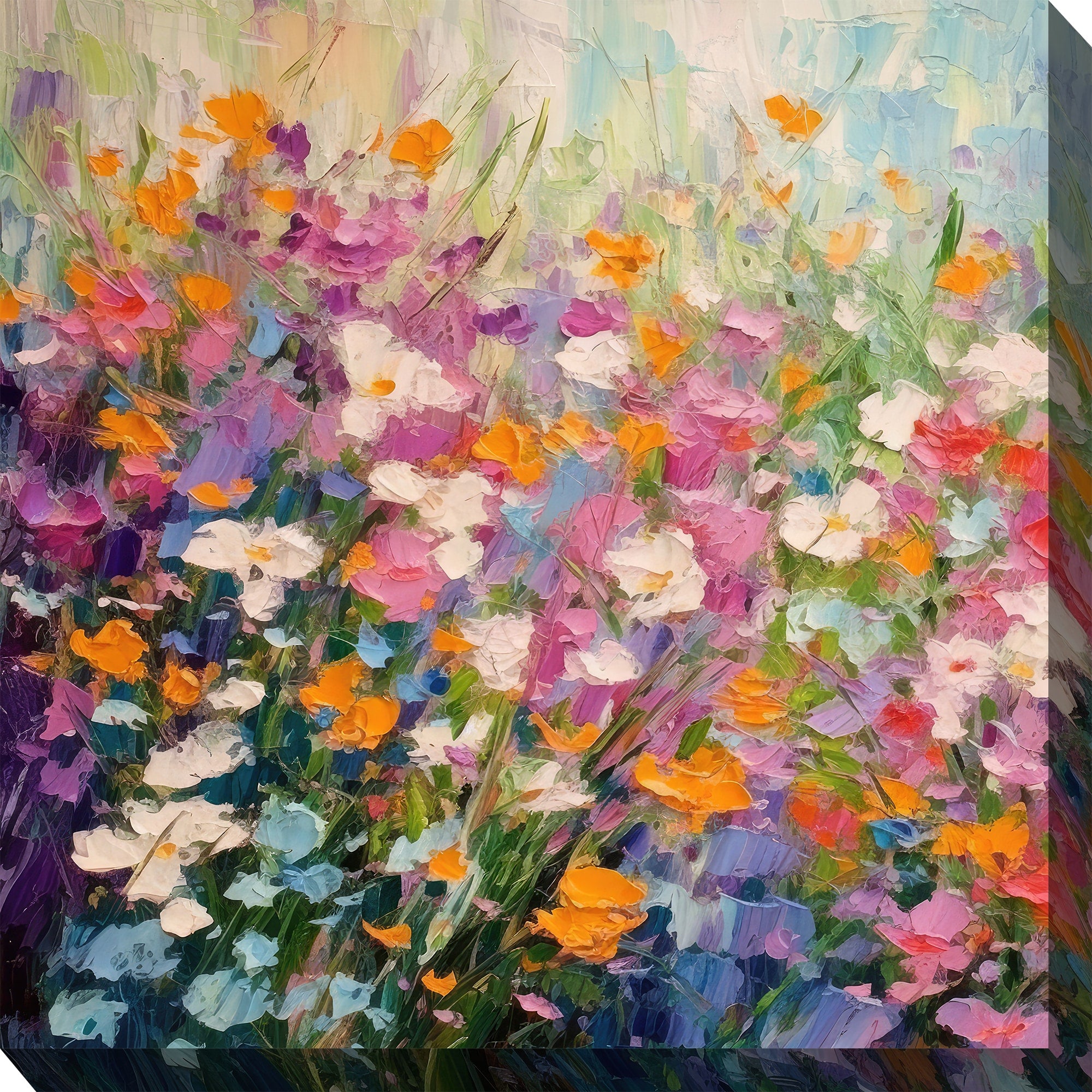 Outdoor Canvas Art 24x24 Confetti — My Backyard Decor