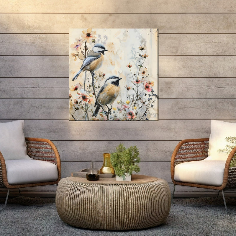 Outdoor Canvas Art 24x24 Two on a Twig