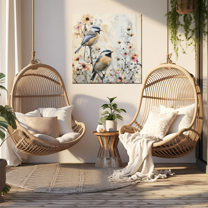 Outdoor Canvas Art 24x24 Two on a Twig