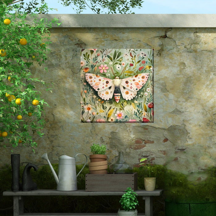 Outdoor Canvas Art 24x24 Butterfly in Nature