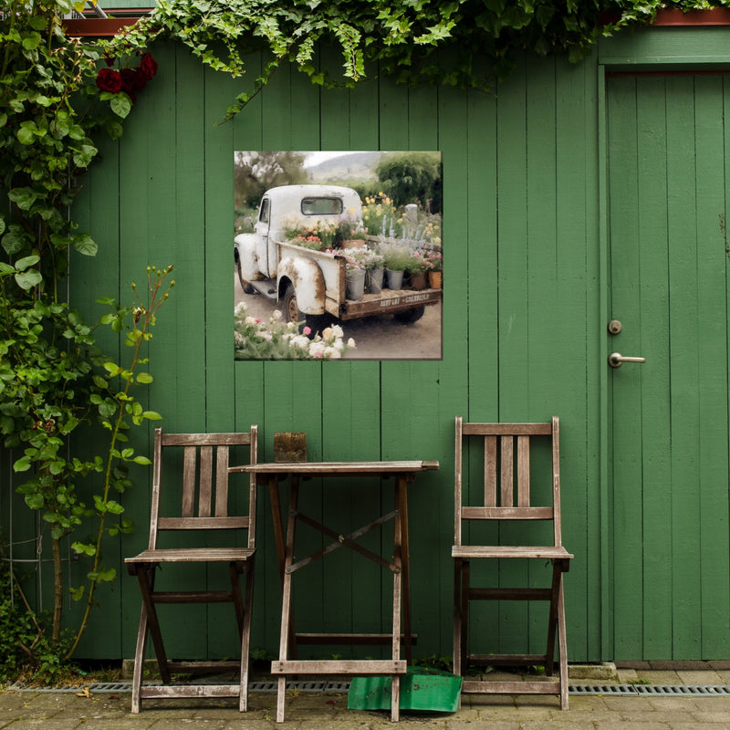 Outdoor Canvas Art 24x24 Off to Market