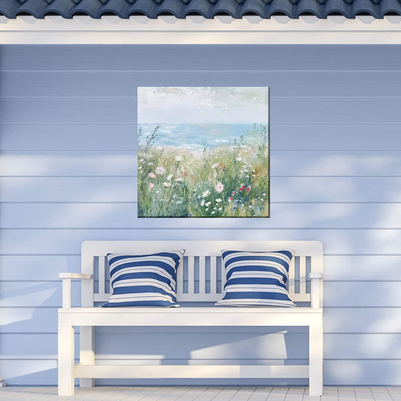 Outdoor Canvas Art 24x24 By the Sea