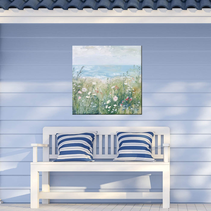 Outdoor Canvas Art 24x24 By the Sea