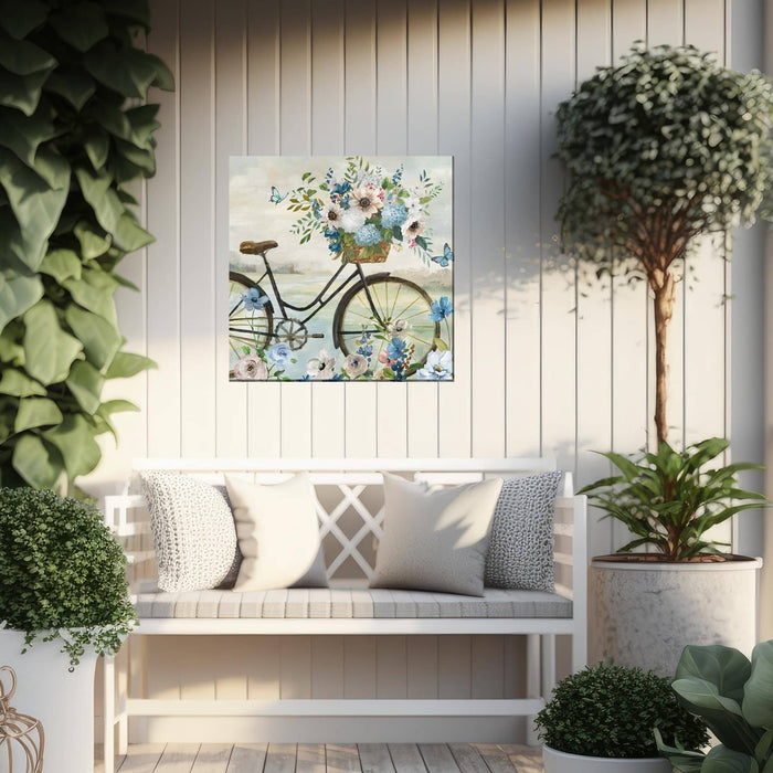 Outdoor Canvas Art 24x24 Flower Girl