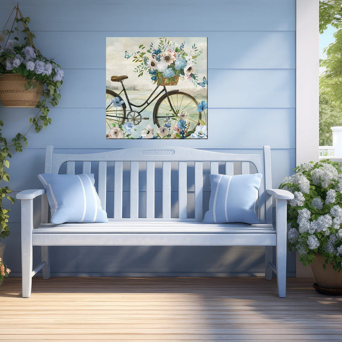 Outdoor Canvas Art 24x24 Flower Girl