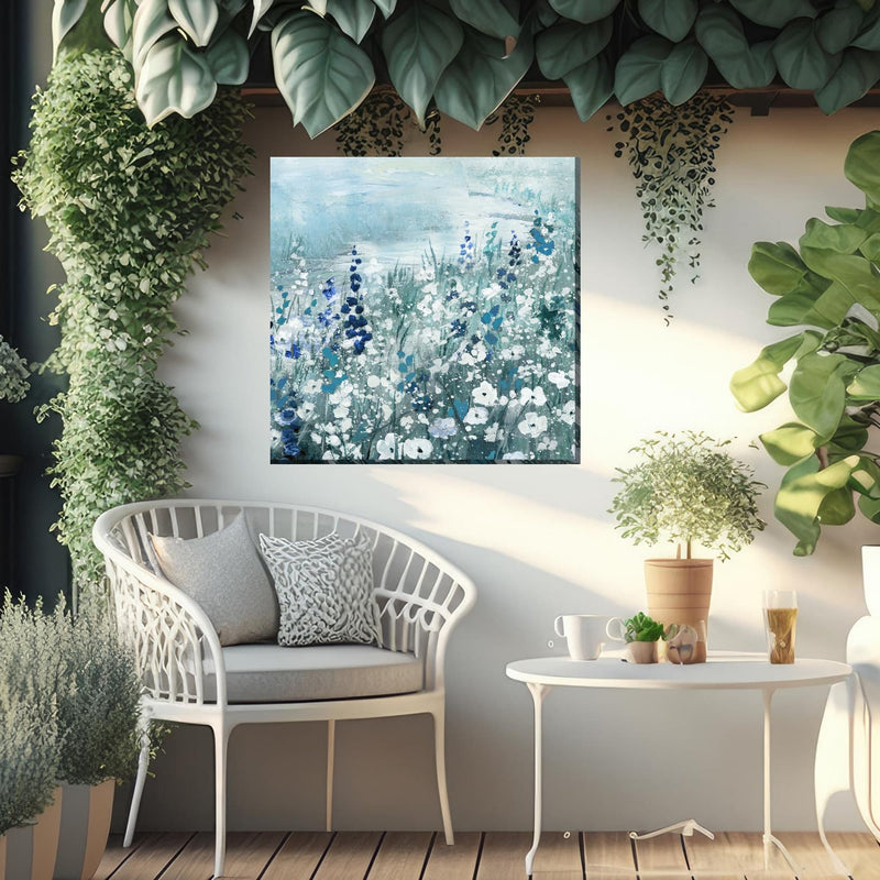Outdoor Canvas Art 24x24 Chantilly Lace