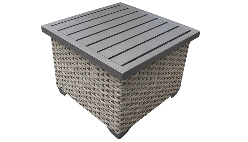 TK Classics FLORENCE-03a 3 Piece Outdoor Wicker Patio Furniture Set