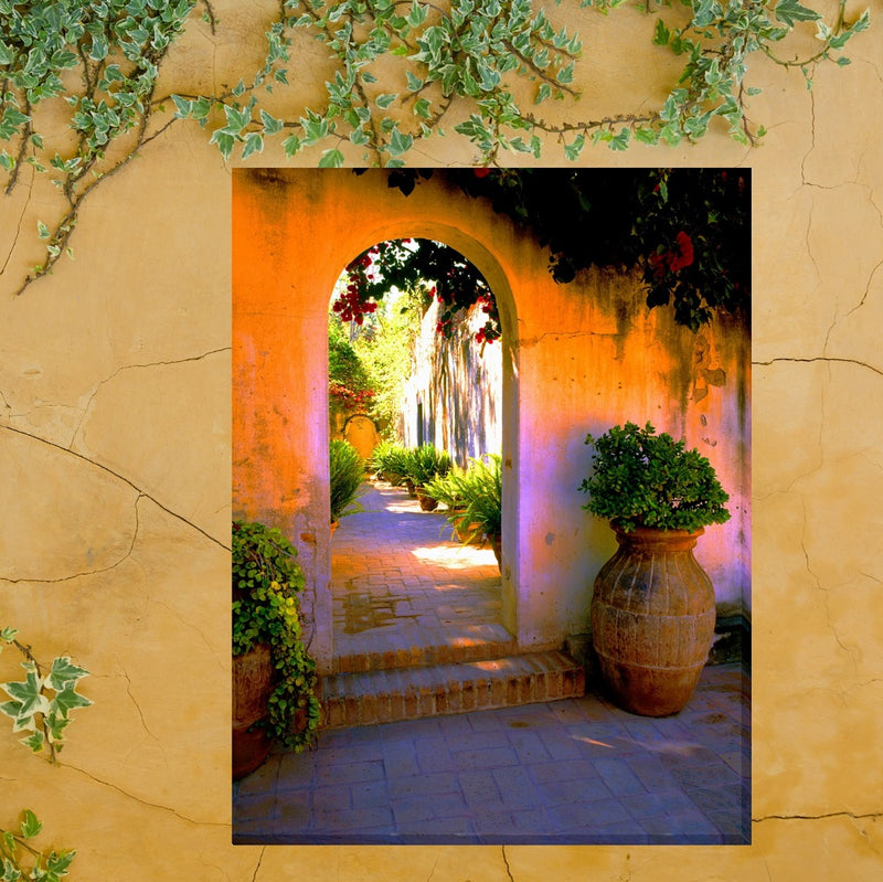 Outdoor Canvas Art 30x40 Arch Passageway No2