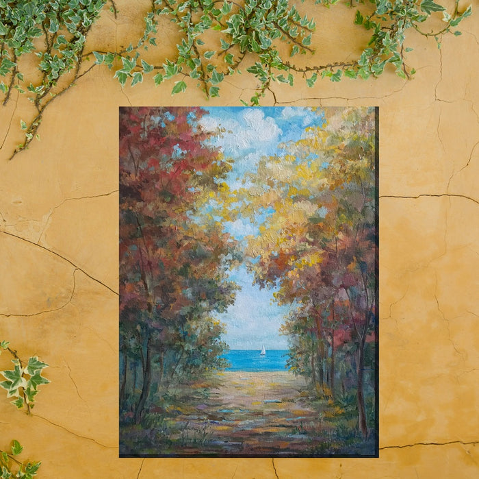 Outdoor Canvas Art 30x40 Northern Lake