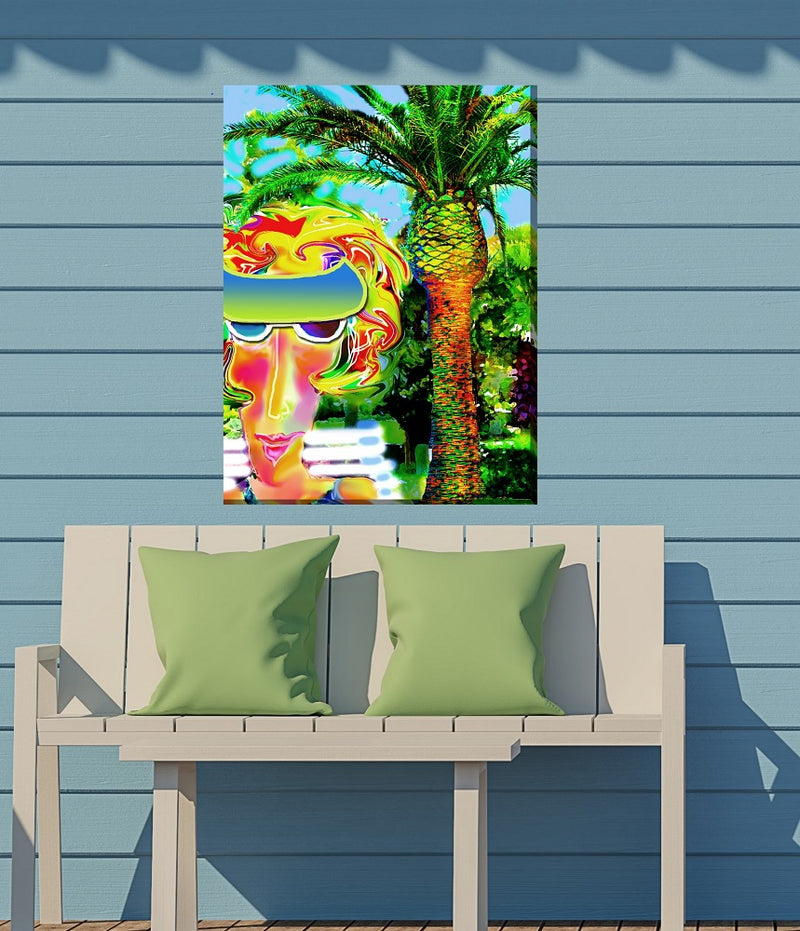 Outdoor Canvas Art 30x40 At the Pool