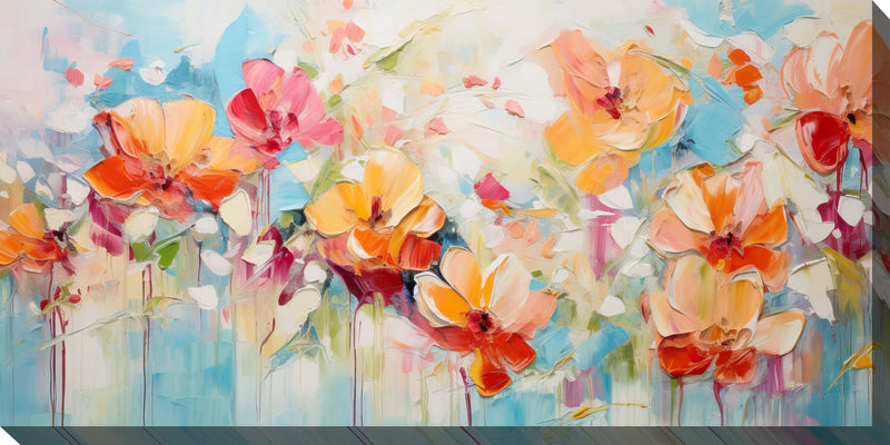 Outdoor Canvas Art 48x24 Viennese Waltz