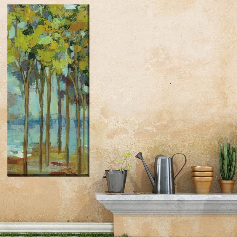 Outdoor Canvas Art 24x48 Woodland Grove