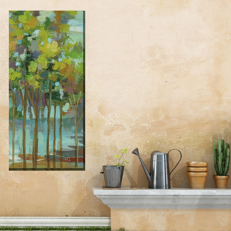 Outdoor Canvas Art 24x48 Woodland Grove