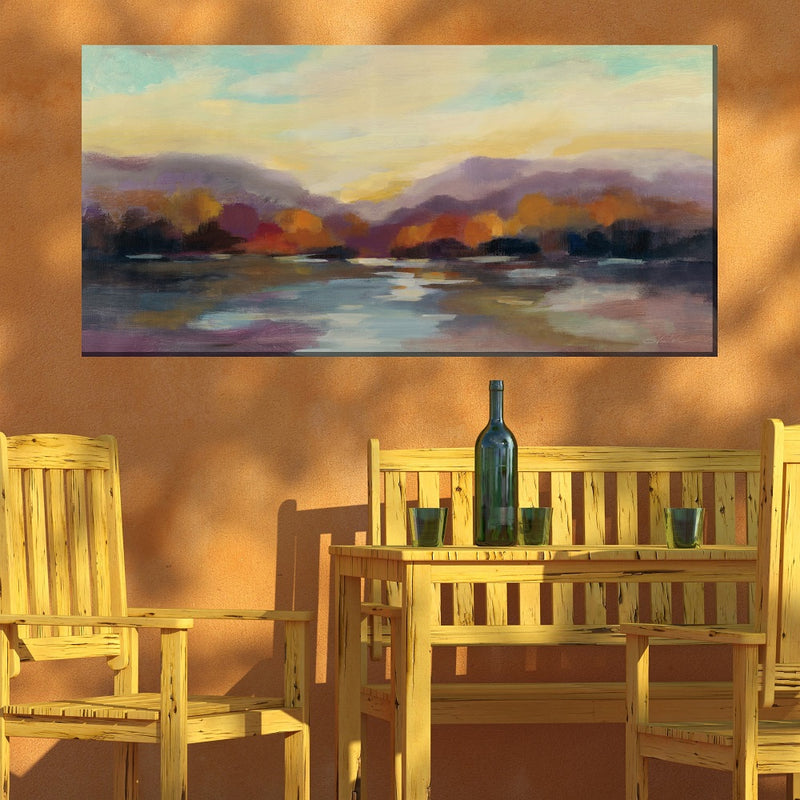 Outdoor Canvas Art 48x24 Autumn Glow
