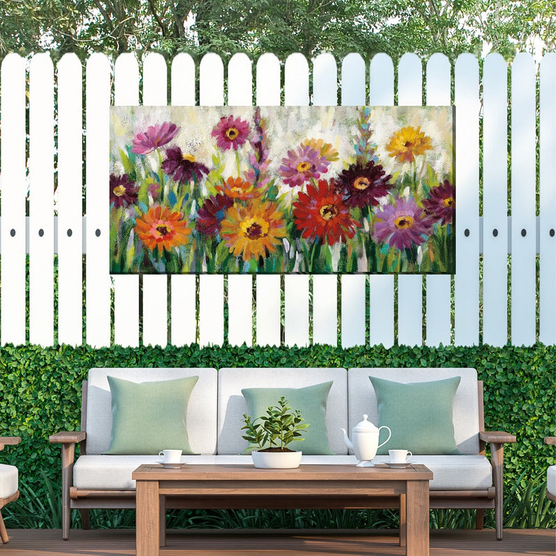 Outdoor Canvas Art 48x24 Carnival of Color