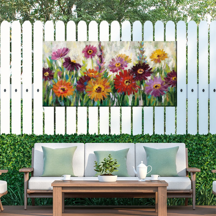 Outdoor Canvas Art 48x24 Carnival of Color