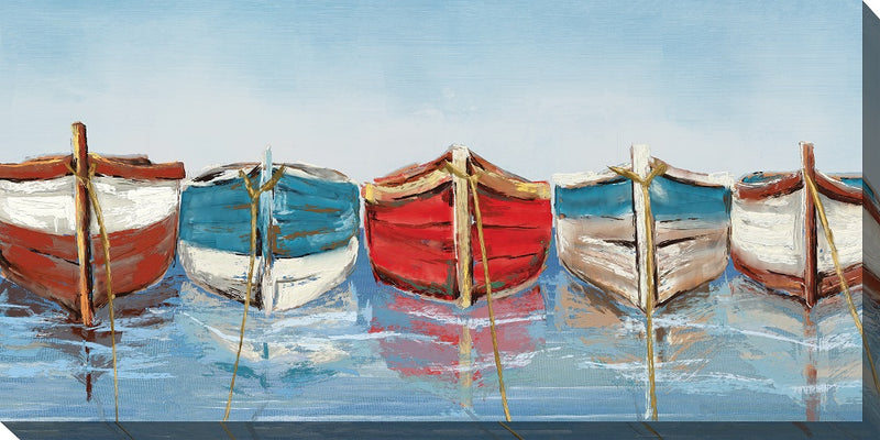 Outdoor Canvas Art 48x24 All in a Row