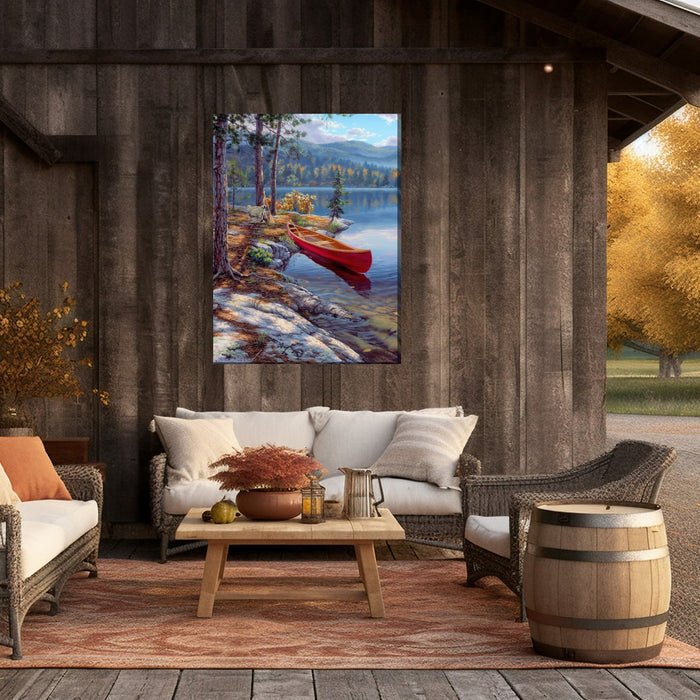 Outdoor Canvas Art 30x40 Rest Stop